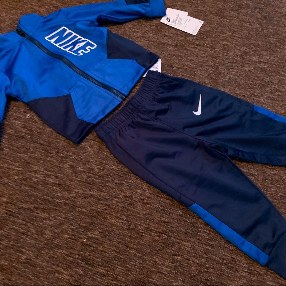 Blue Nike Tech suit